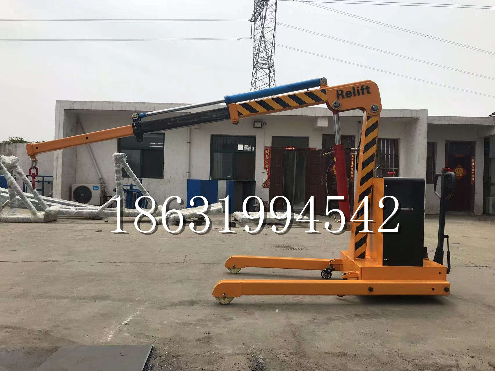 平泉市久征定做3吨三轮随车吊 农用园林绿化移树吊 平板工程用小吊机