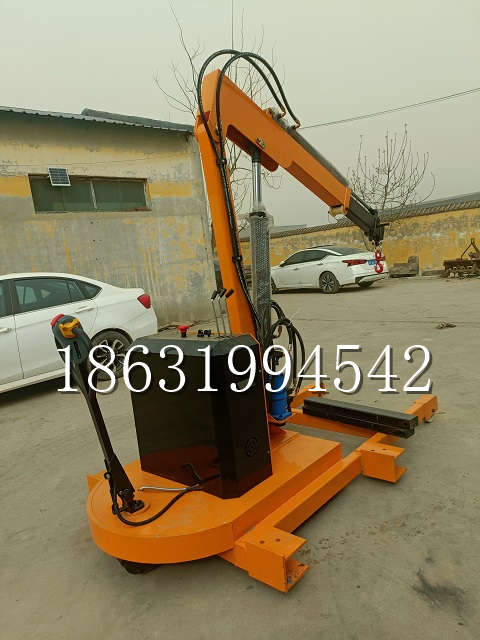 平泉市自卸车厢随车吊 自制轮式四不像起重机 四驱平板吊 5吨 贵盛